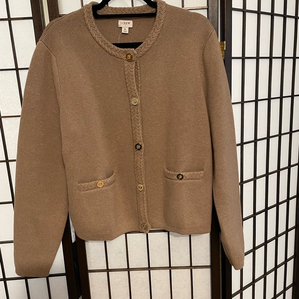XL NWT J. Crew Factory lady jacket cardigan sweater